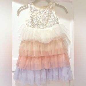 H&M Sequined Tulle Dress Size 4T